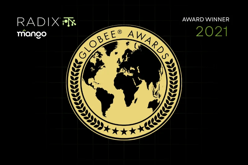 Radix IoT Wins 2020 Silver Globee Award: Startup of the Year
