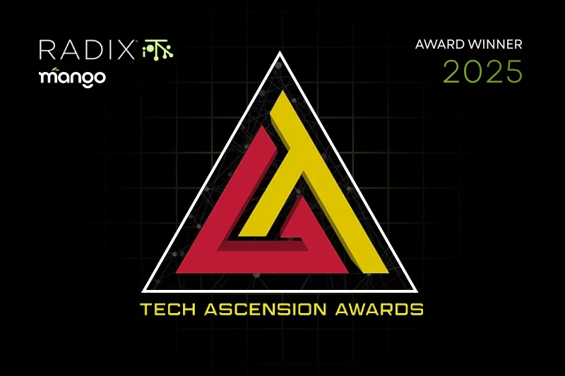 Radix IoT Wins 2025 Tech Ascension Big Data Award: Best Data Management Solution