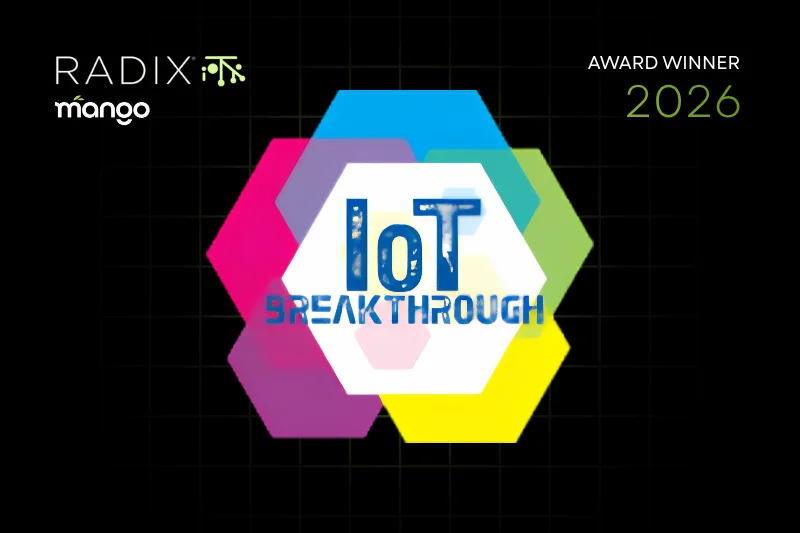 Radix IoT Wins 2026 IoT Breakthrough Awards: IoT Analytics Innovation